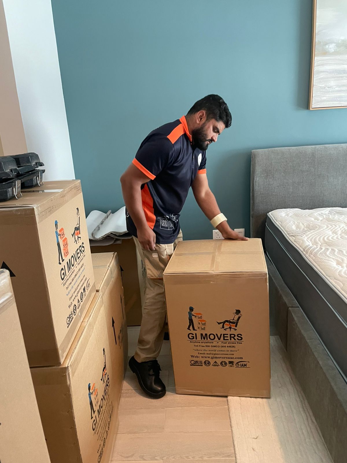 Office and commercial movers in MBZ City Abu Dhabi - GI Movers UAE