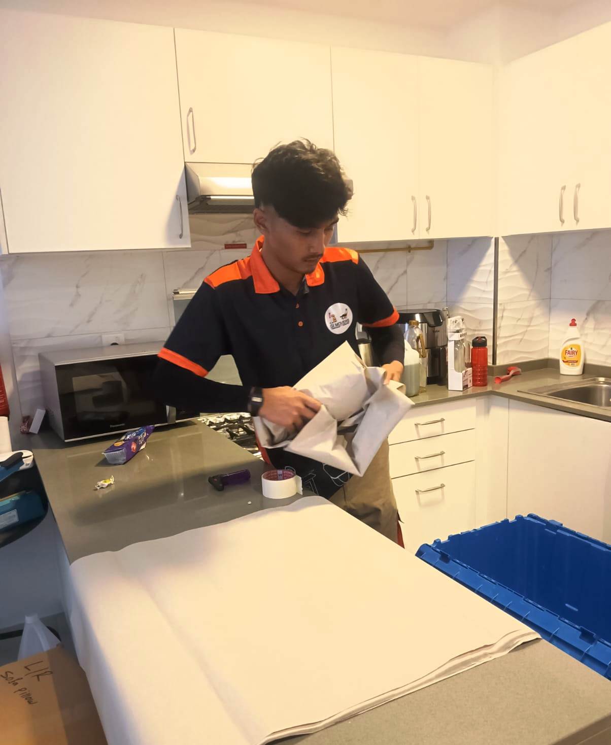 Professional packing and unpacking services in MBZ City - GI Movers UAE